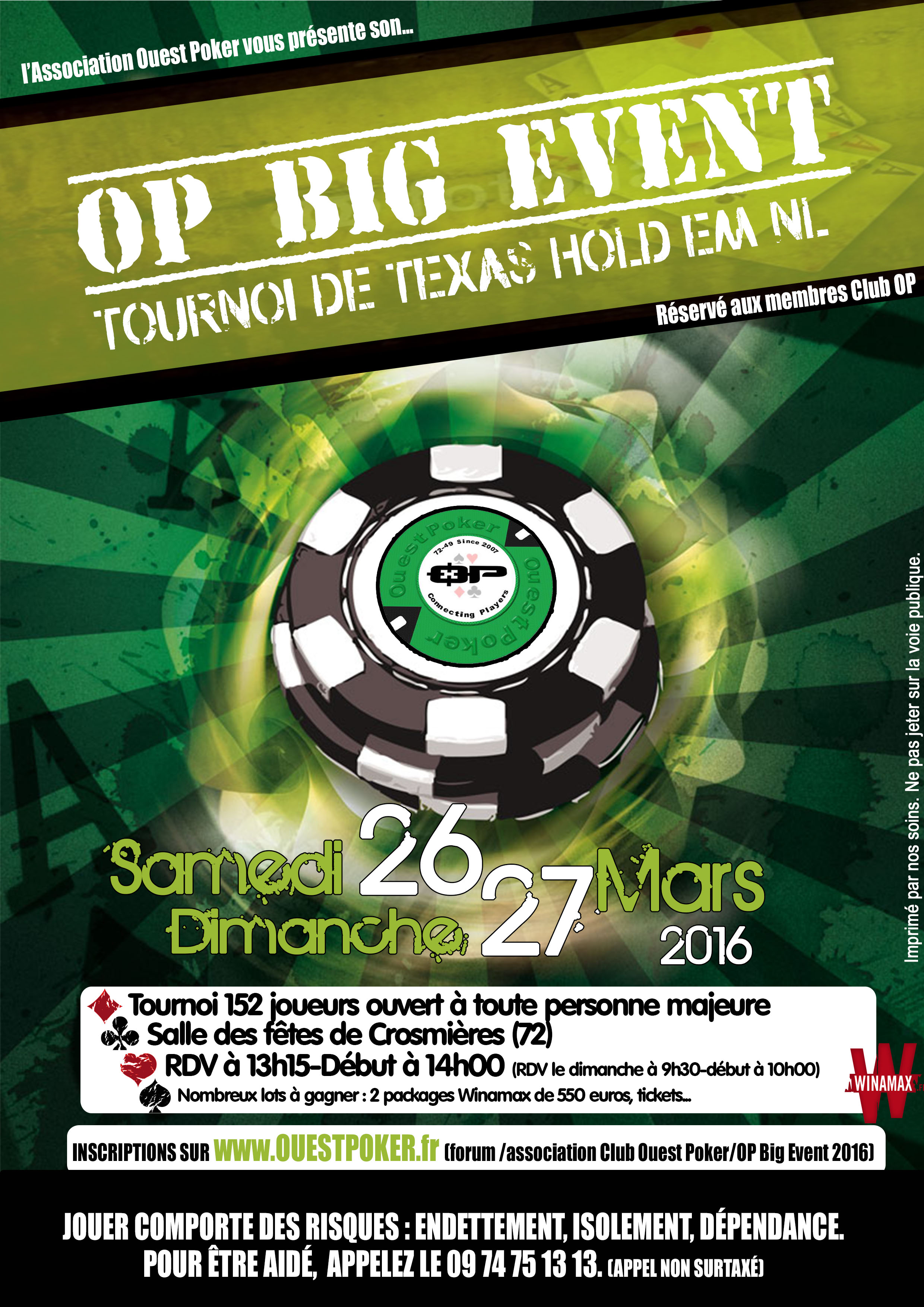 Affiche OPBig Event 2016